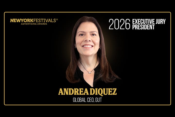 Andrea Diquez Appointed Executive Jury President for the 2026 NYF Advertising Awards